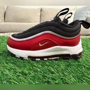 Nike Kids Red, Black and White Air Max 97 Style Sneaker 10c